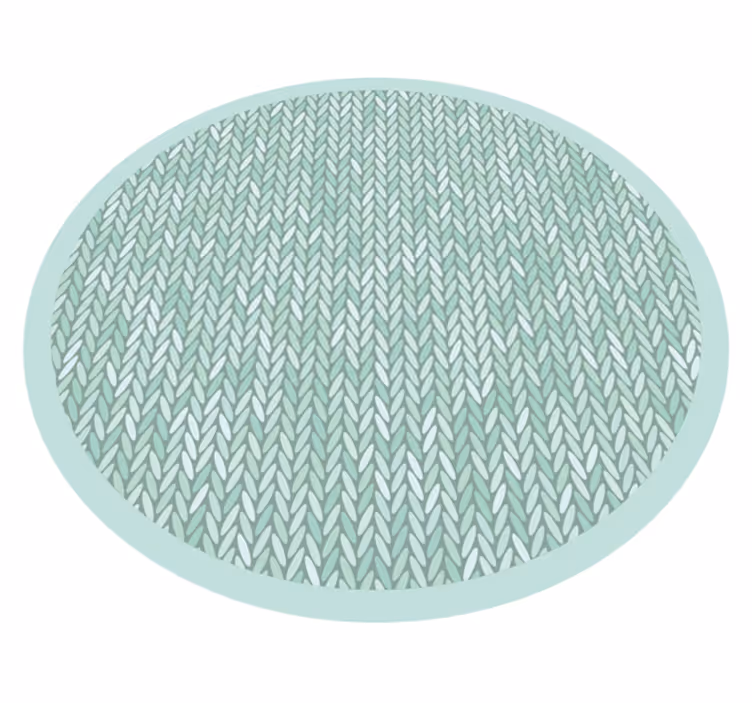 Gedraaid strepenpatroon vinyl tapijt met strepen - TenStickers