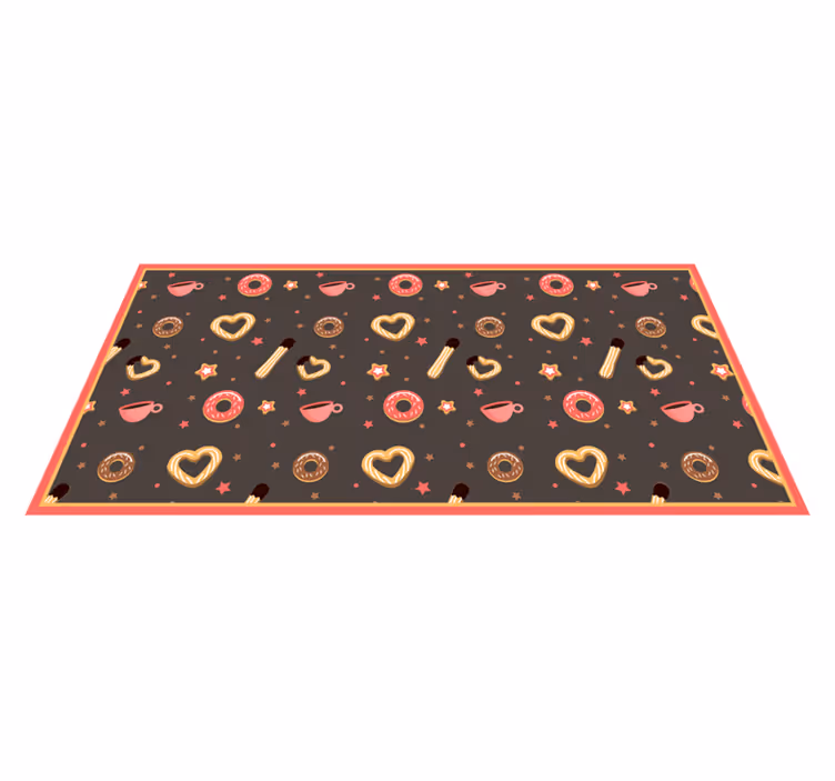 Schatjes traktaties vinyl tapijt evenement - TenStickers