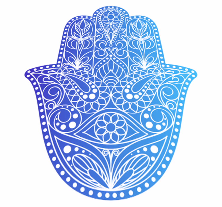Vinyl tapijt mandala mandala geïnspireerde decoratie - TenStickers