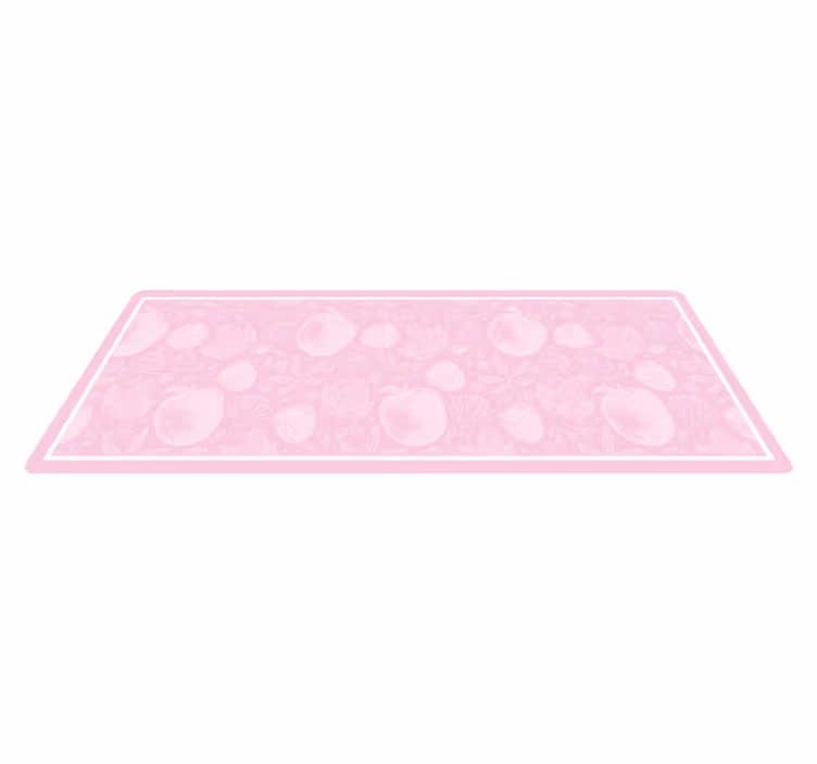 Pastelkleurig bubbelmotief vinyl tapijt baby - TenStickers