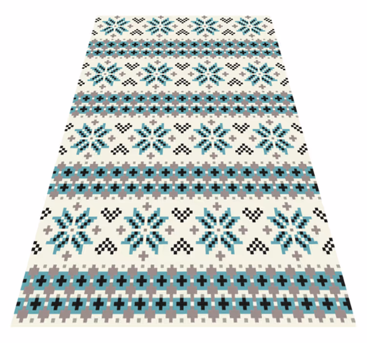 Etnisch mandalapatroon vinyl tapijt mandala - TenStickers