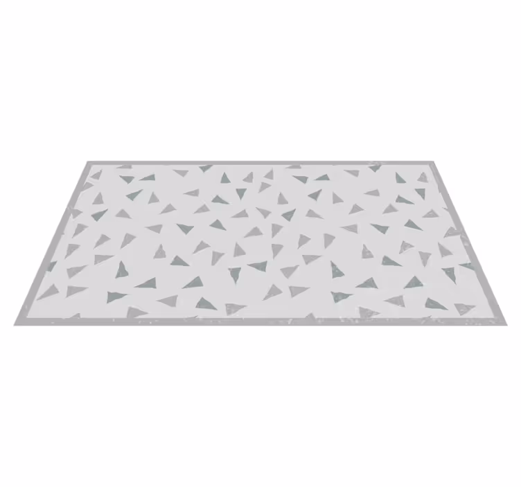 Vinyl tapijt geometrisch driehoekige componenten - TenStickers