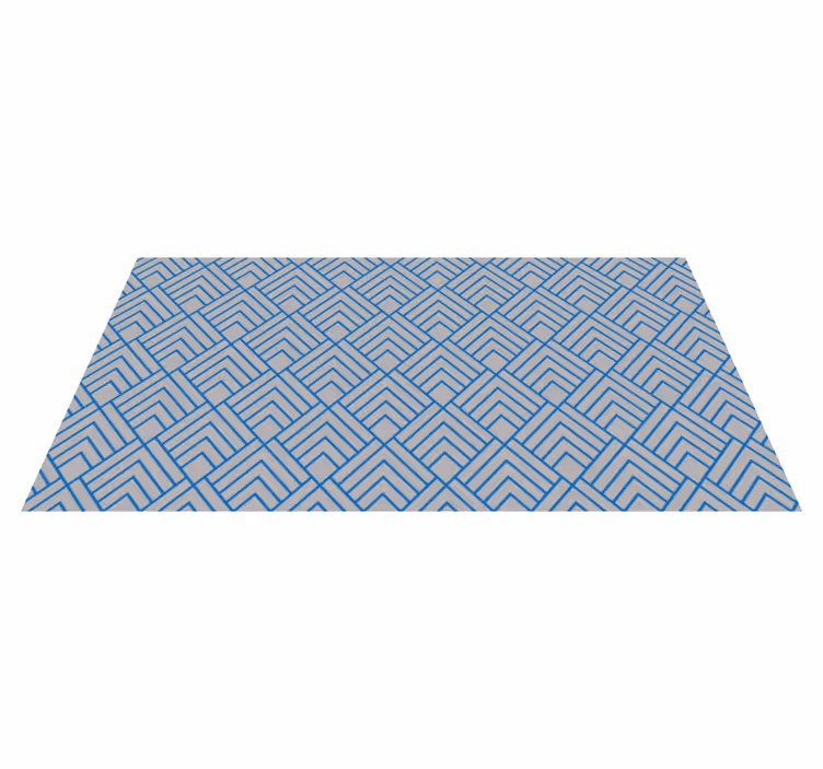 Chevron lijnenpatroon vinyl tapijt geometrisch - TenStickers