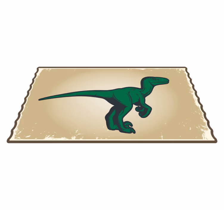 Vinyl vloerkleed grote dinosaurus - TenStickers