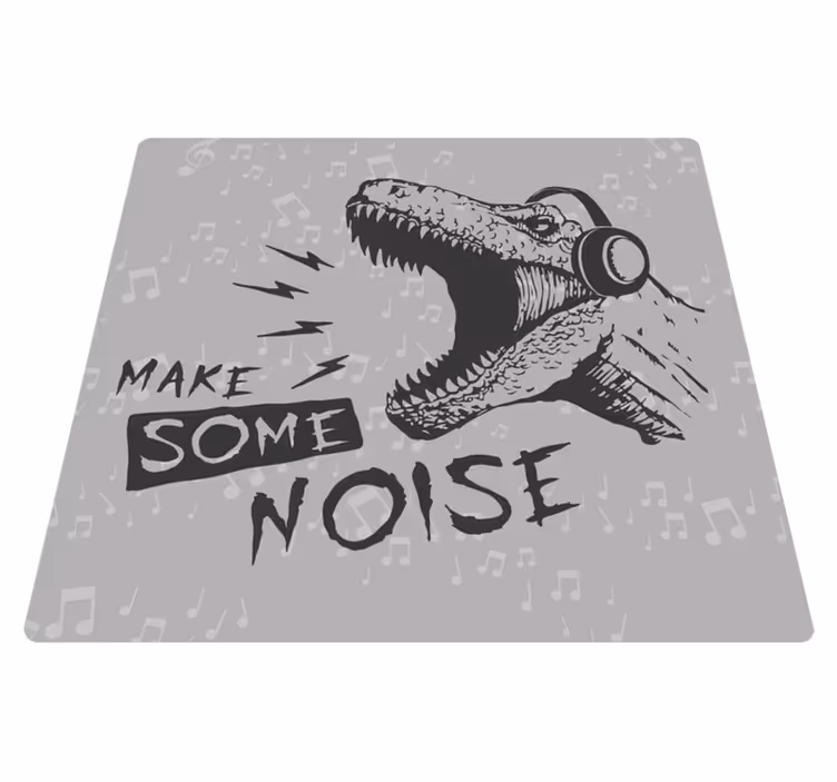 Dynamisch dinosaurusgeluid vinyl tapijt voor meer kinderen - TenStickers