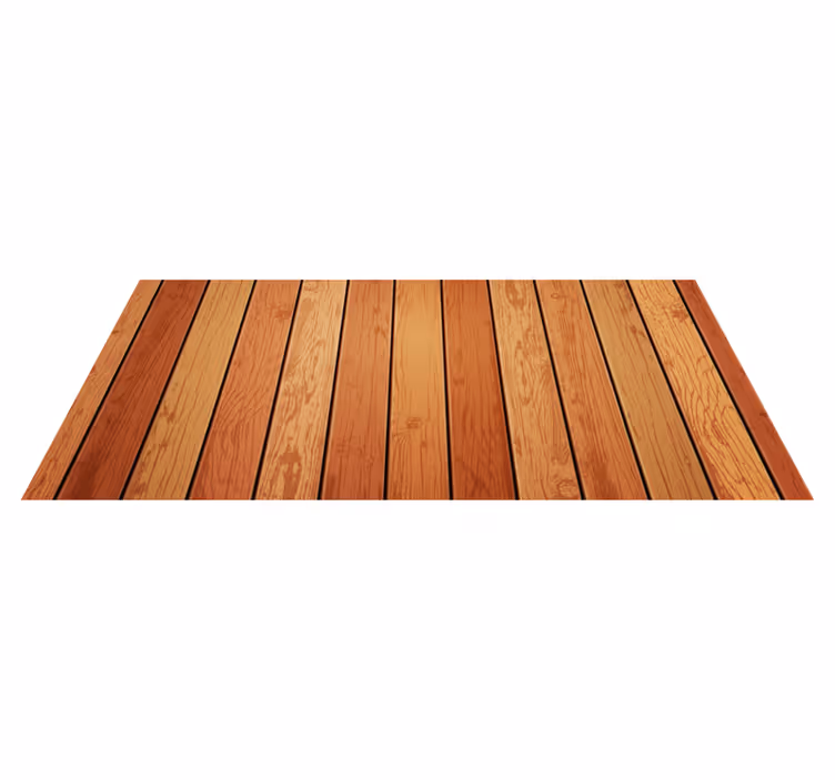 Houten plank simulacrum vinyl tapijt met houtstructuur - TenStickers