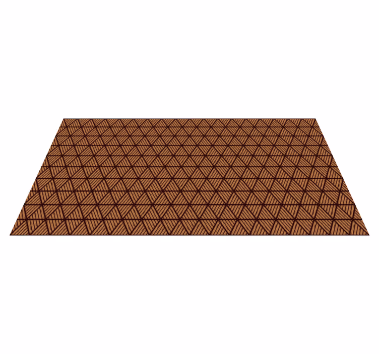 Vinyl tapijt met textuur geometrisch textuur oppervlak - TenStickers