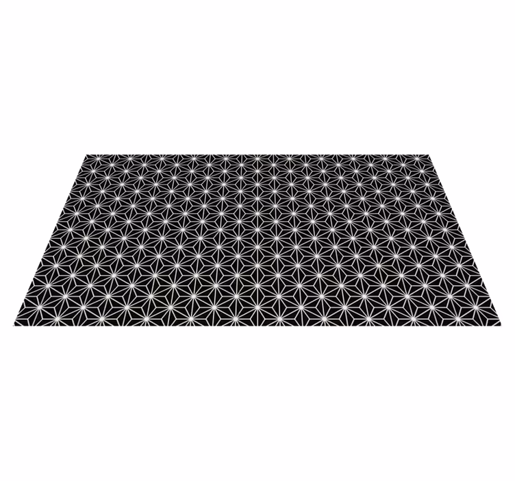 Asymmetrische vuurwerkshow vinyl tapijt geometrisch - TenStickers