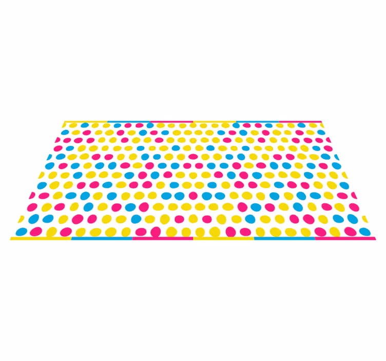 Stippenreeks vinyl tapijt met strepen - TenStickers