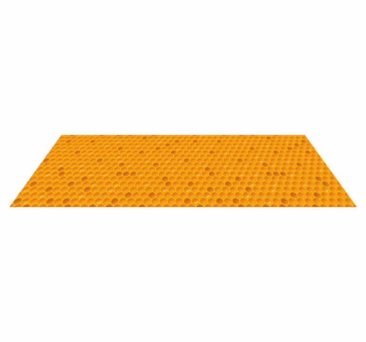 Honingraatconcept vinyl vloerkleed keuken - TenStickers
