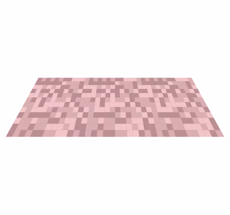 Gepixeleerde camouflage vinyl tapijt geometrisch - TenStickers
