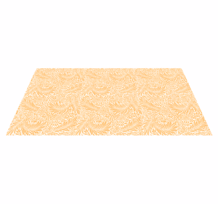 Botanisch bladpatroon vinyl tapijt bloemen en planten - TenStickers