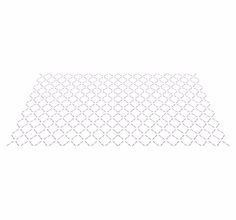 Doorlopend lijnpatroon vinyl tapijt geometrisch - TenStickers