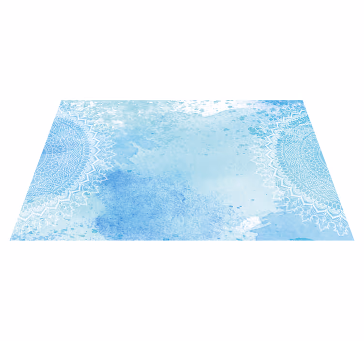 Vinyl tapijt mandala mandala spetter - TenStickers