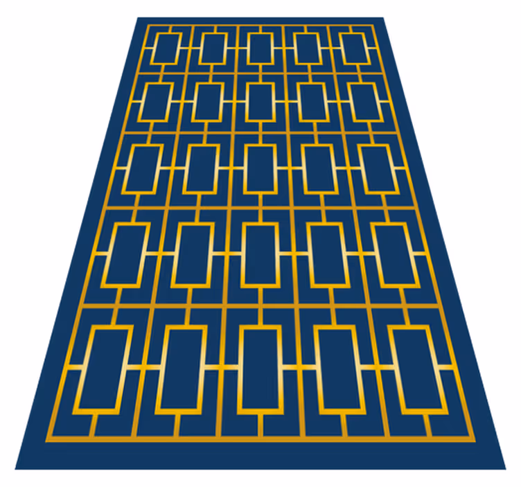 Geometrische verfijning vinyl tapijt geometrisch - TenStickers
