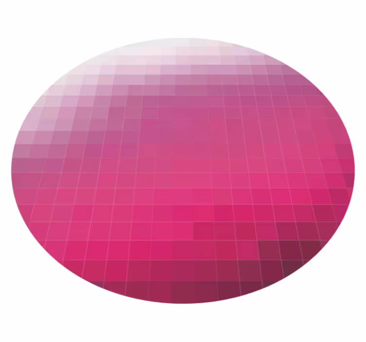 Verloop bol vinyl tapijt minimalistisch - TenStickers