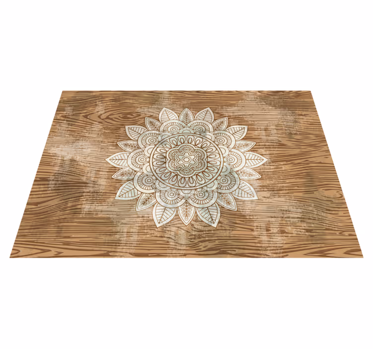 Vinyl tapijt mandala mandala focal point - TenStickers