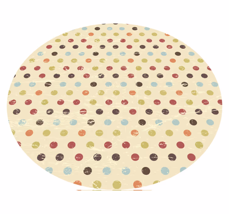 Stippentextiel vinyl tapijt met textuur - TenStickers