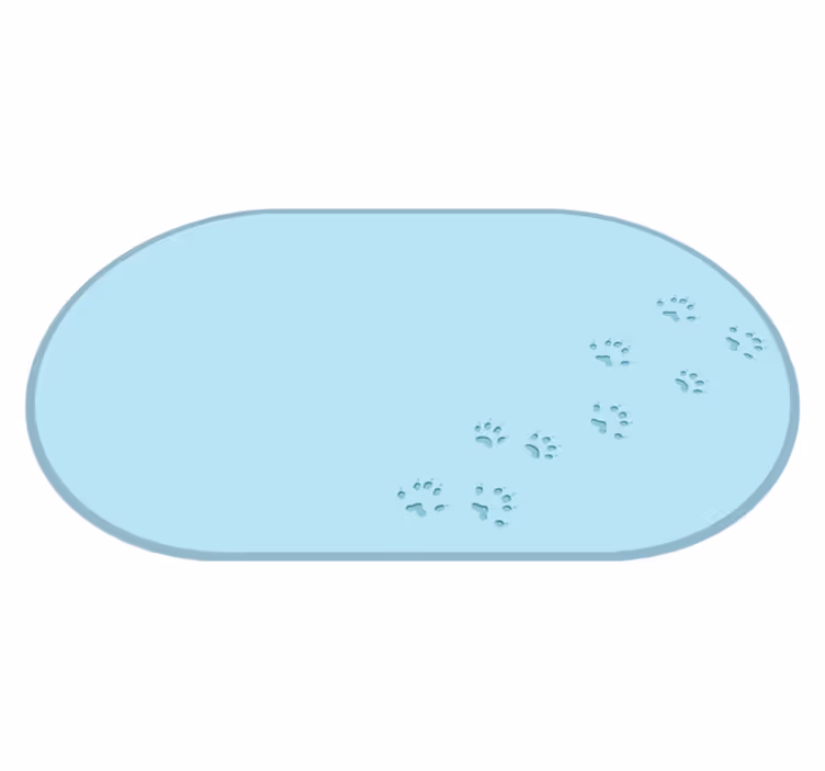 Pootafdruksporen dieren vinyl tapijt - TenStickers