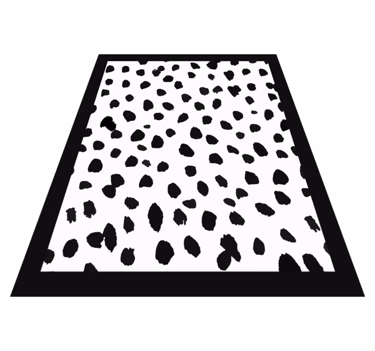 Gedurfde gevlekte stijl vinyl tapijt slaapkamer - TenStickers