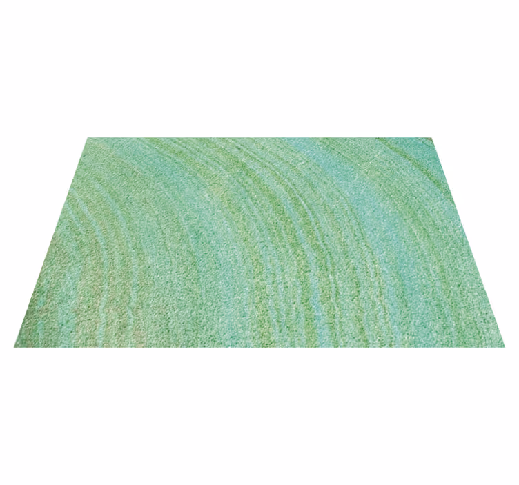 Wervelende groene tinten vinyl tapijt met textuur - TenStickers