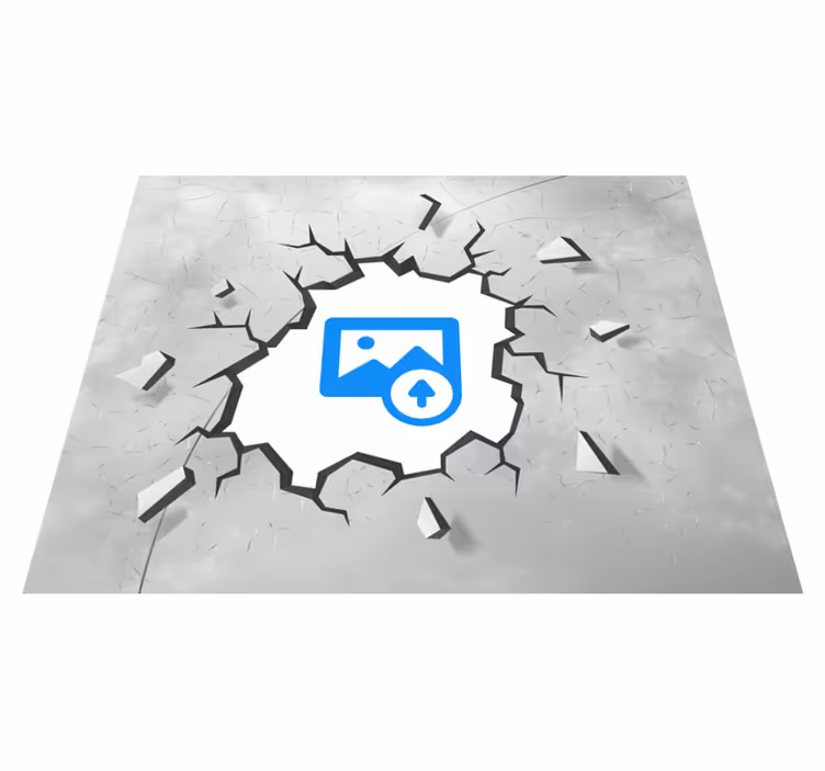 Kosmisch werveleffect vinyl tapijt voor meer kinderen - TenStickers