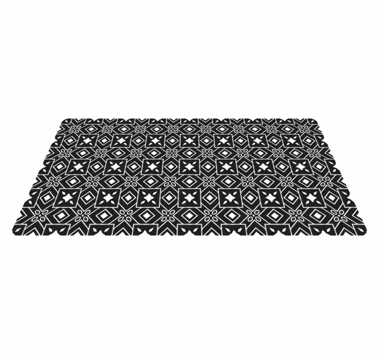 Hydraulische tegels vinyl vloerkleed keuken - TenStickers