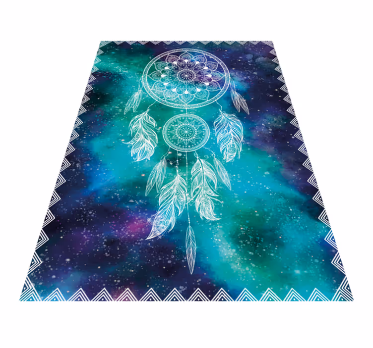 Dromenvanger patroon vinyl tapijt mandala - TenStickers