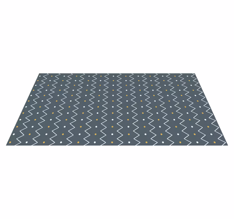 Chevron zigzag stijl vinyl tapijt met strepen - TenStickers