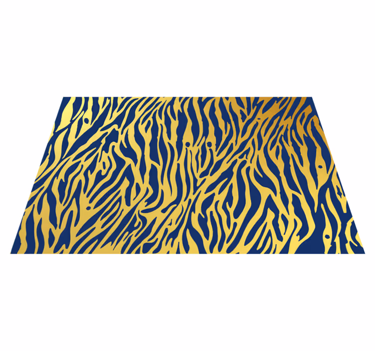 Zebrastreepconcept vinyl tapijt dierenprint - TenStickers