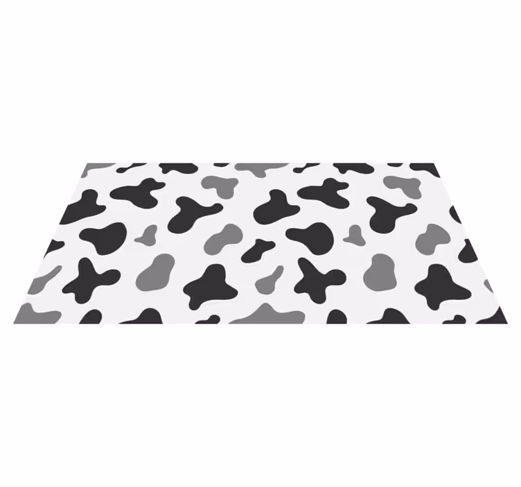 Koeienpatroonontwerp vinyl tapijt dierenprint - TenStickers