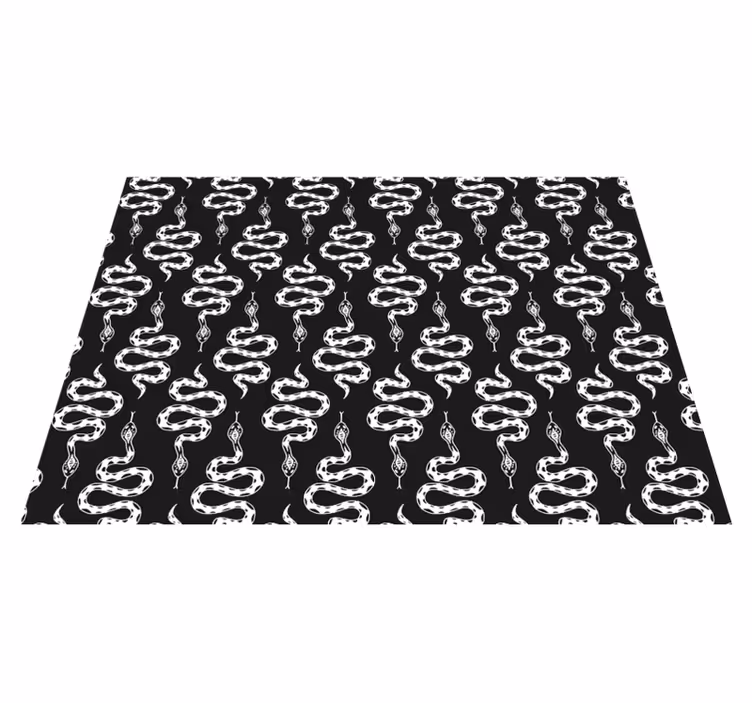 Stijlvol slangenmotief dieren vinyl tapijt - TenStickers