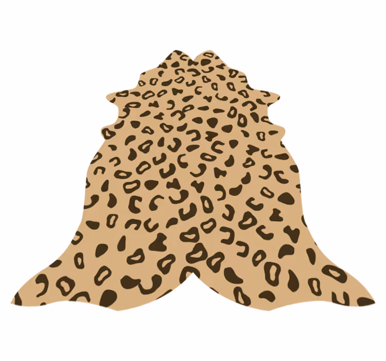 Luipaardvormpatroon vinyl tapijt dierenprint - TenStickers