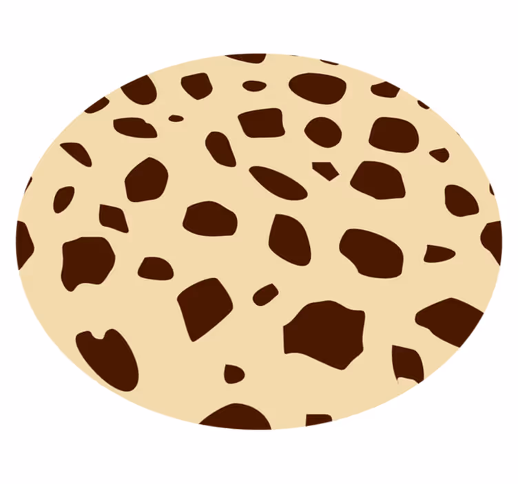 Gevlekte warmte vinyl tapijt dierenprint - TenStickers