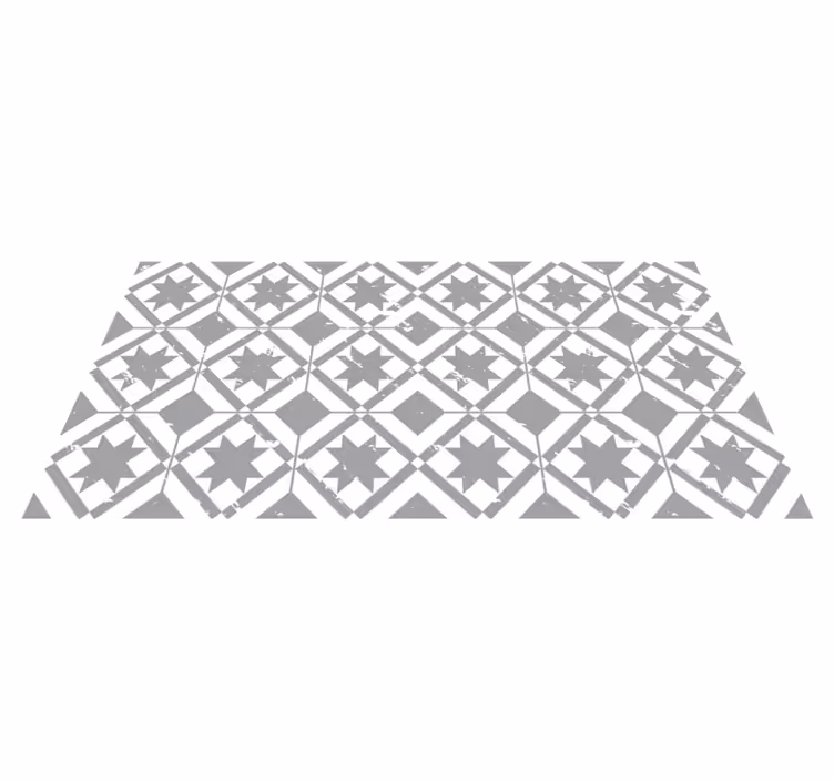 Vinyl tapijt tegels badkamer hydraulisch grijs panton - TenStickers