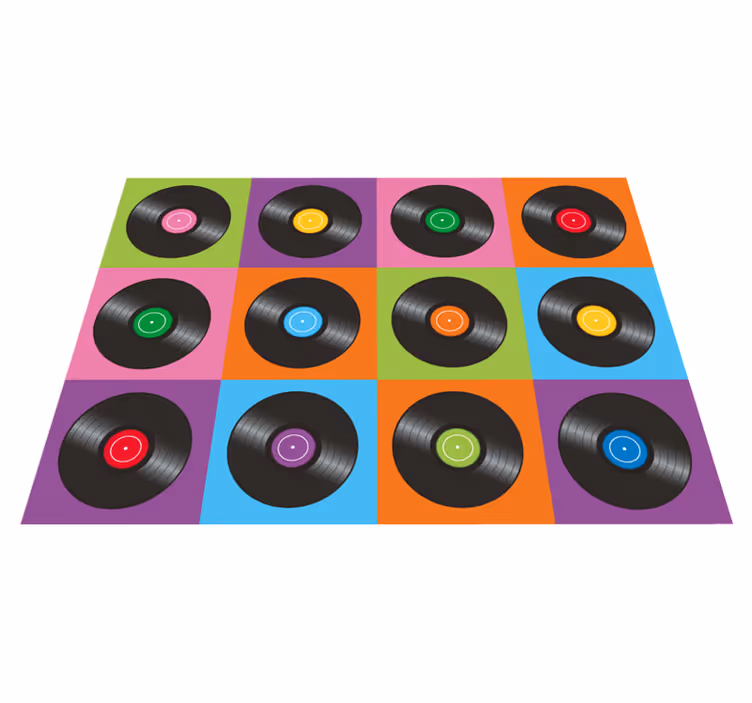 Vinyl tapijt Keuken vinyl schijfplaten - TenStickers