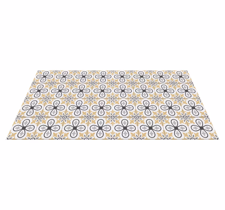 Hydraulische tegels vinyl vloerkleed keuken retro tegels - TenStickers