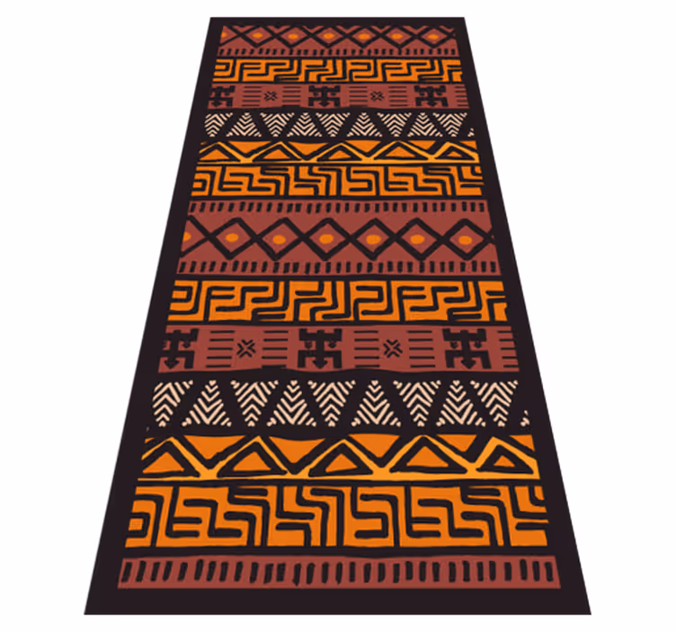 Etnische vinyl vloerkleed keuken afrikaanse stijl - TenStickers