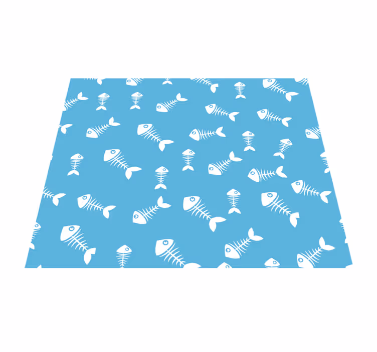 Weegskelet vinyl vloerkleed keuken - TenStickers