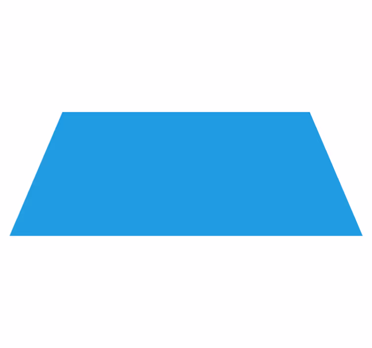 Eenkleurig motief vinyl tapijt blauw - TenStickers