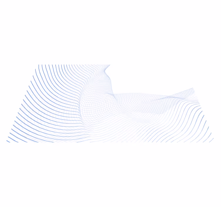 Vloeistofgolfpatroon vinyl tapijt modern - TenStickers