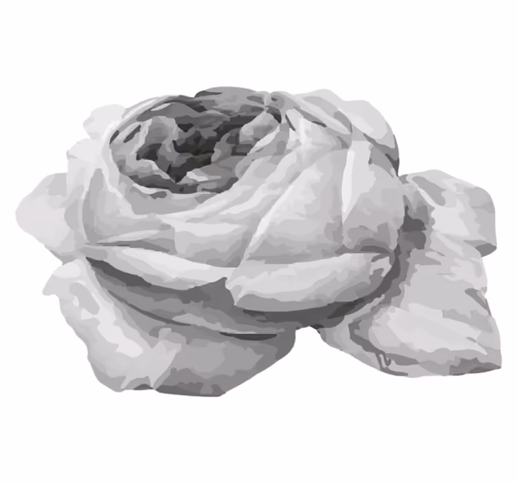 Rozenbloesem vinyl tapijt bloemen en planten - TenStickers