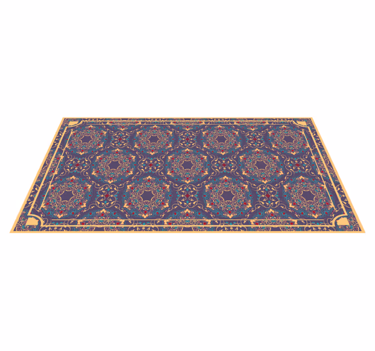 Vinyl tapijt mandala complexe mandala motieven - TenStickers