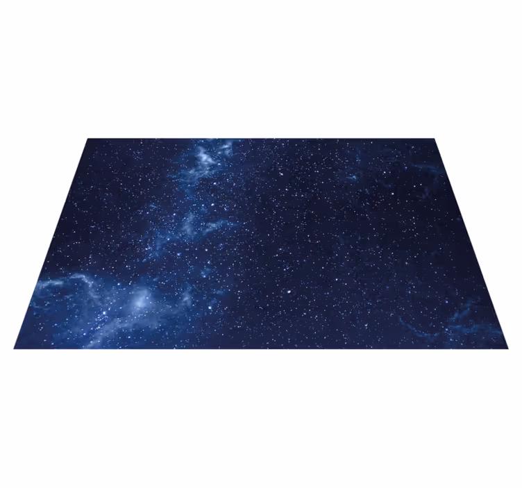 Hemelse avond vinyl tapijt sterren - TenStickers