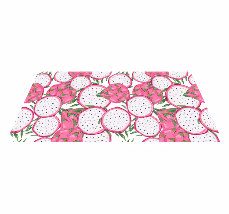 Tropisch fruitconcept vinyl vloerkleed keuken - TenStickers