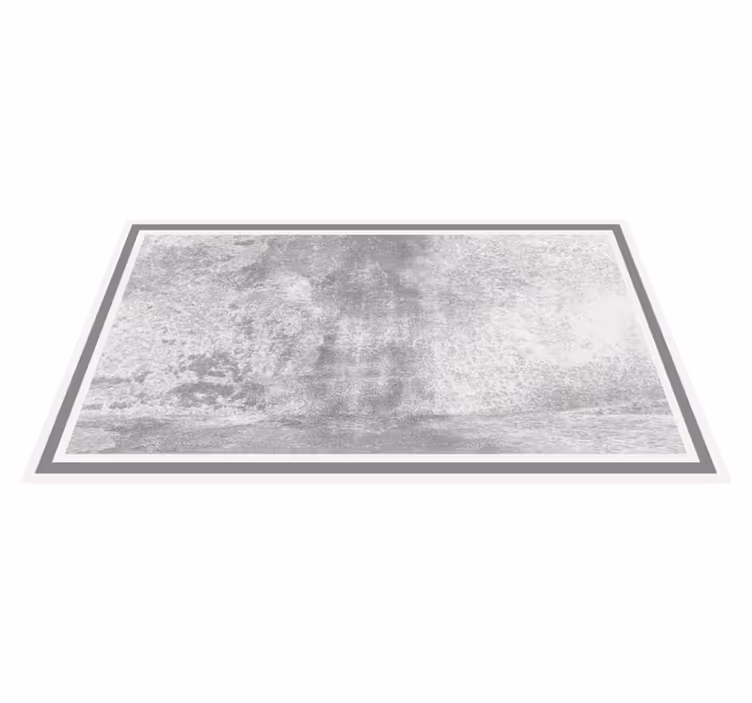 Minimalistische massief grijze stenen vloertegels - TenStickers