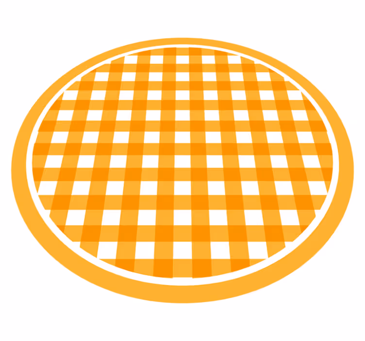 Vinyl tapijt met textuur warm geruit patroon - TenStickers