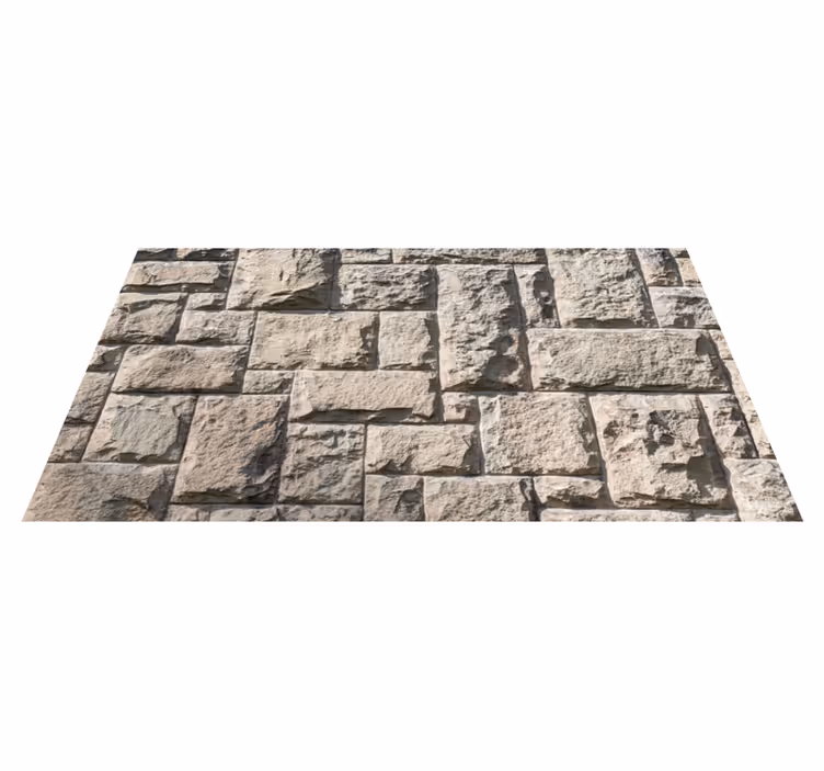 Grijs oppervlak vinyl tapijt stenenstructuur - TenStickers
