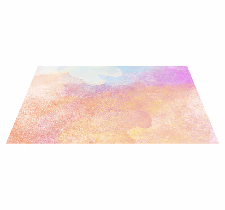Zachte pastelspatten vinyl tapijt modern - TenStickers