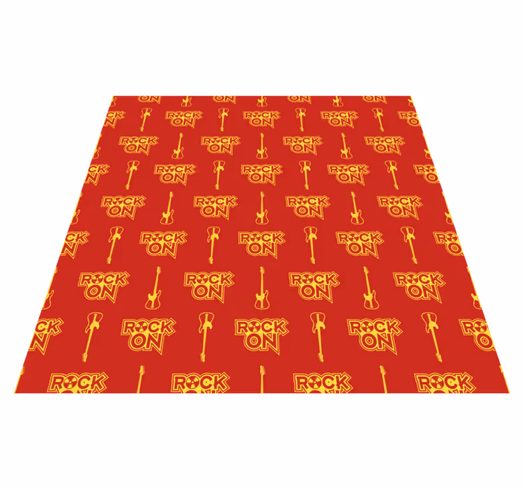 Vinyl tapijt tiener rode rotsen patroon - TenStickers